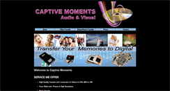 Desktop Screenshot of captivemoments.com.au