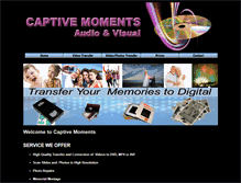 Tablet Screenshot of captivemoments.com.au